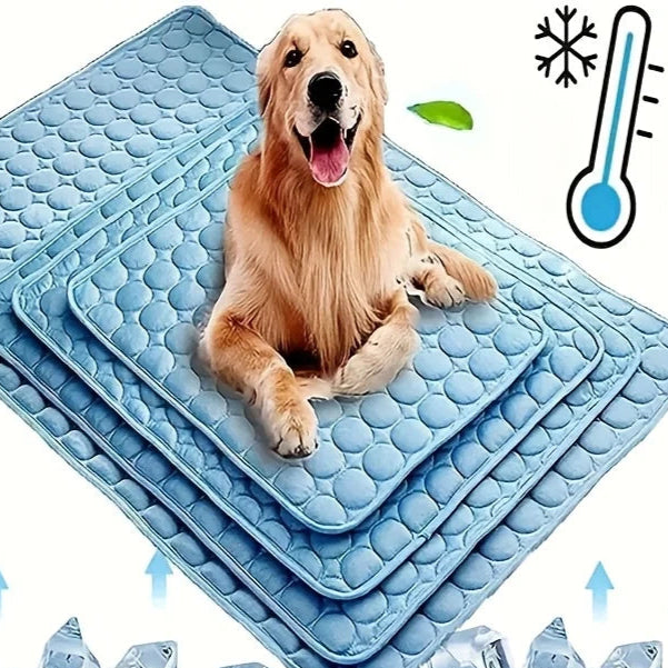 Cooling Mat for Dogs and Cats Summer Pet Cooling Pad Durable Waterproof Dog Bed Cool Mat for Small Medium Large Dogs Non Toxic